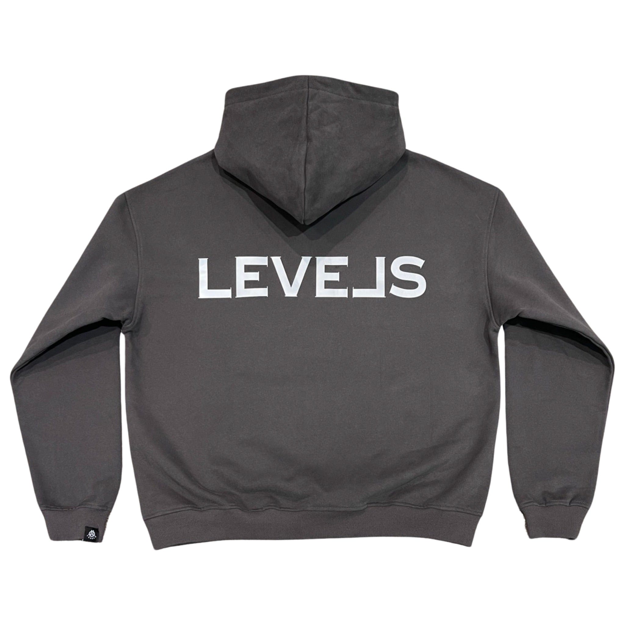 LUXE LEVELS OVERSIZED HOODIE CHARCOAL โ Levels L.L.C.