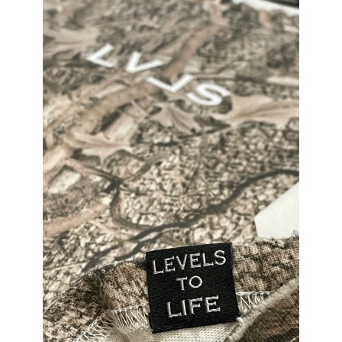 Levels L.L.C. Apparel & Accessories LEVELS CAMO SIGNATURE OVERSIZED TEE