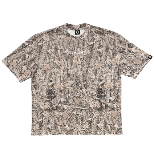 Levels L.L.C. Apparel & Accessories LEVELS CAMO SIGNATURE OVERSIZED TEE