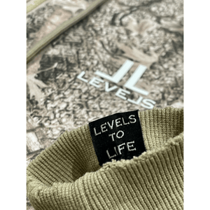 LEVELS CAMO ZIP UP HOODIE