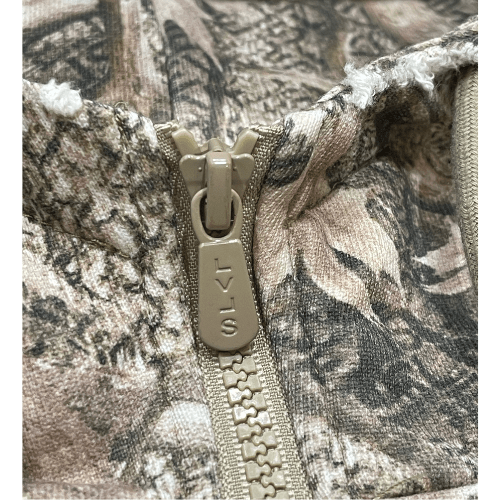 LEVELS CAMO ZIP UP HOODIE