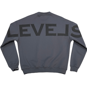 LEVELS OVERSIZED CREWNECK | GRAINSTONE