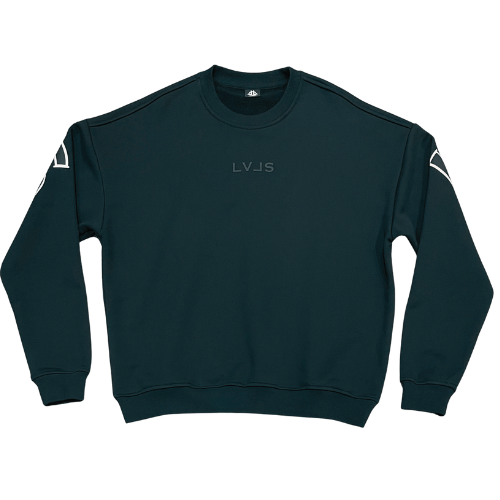 Levels L.L.C. Apparel & Accessories LEVELS SKETCHED OVERSIZED CREWNECK