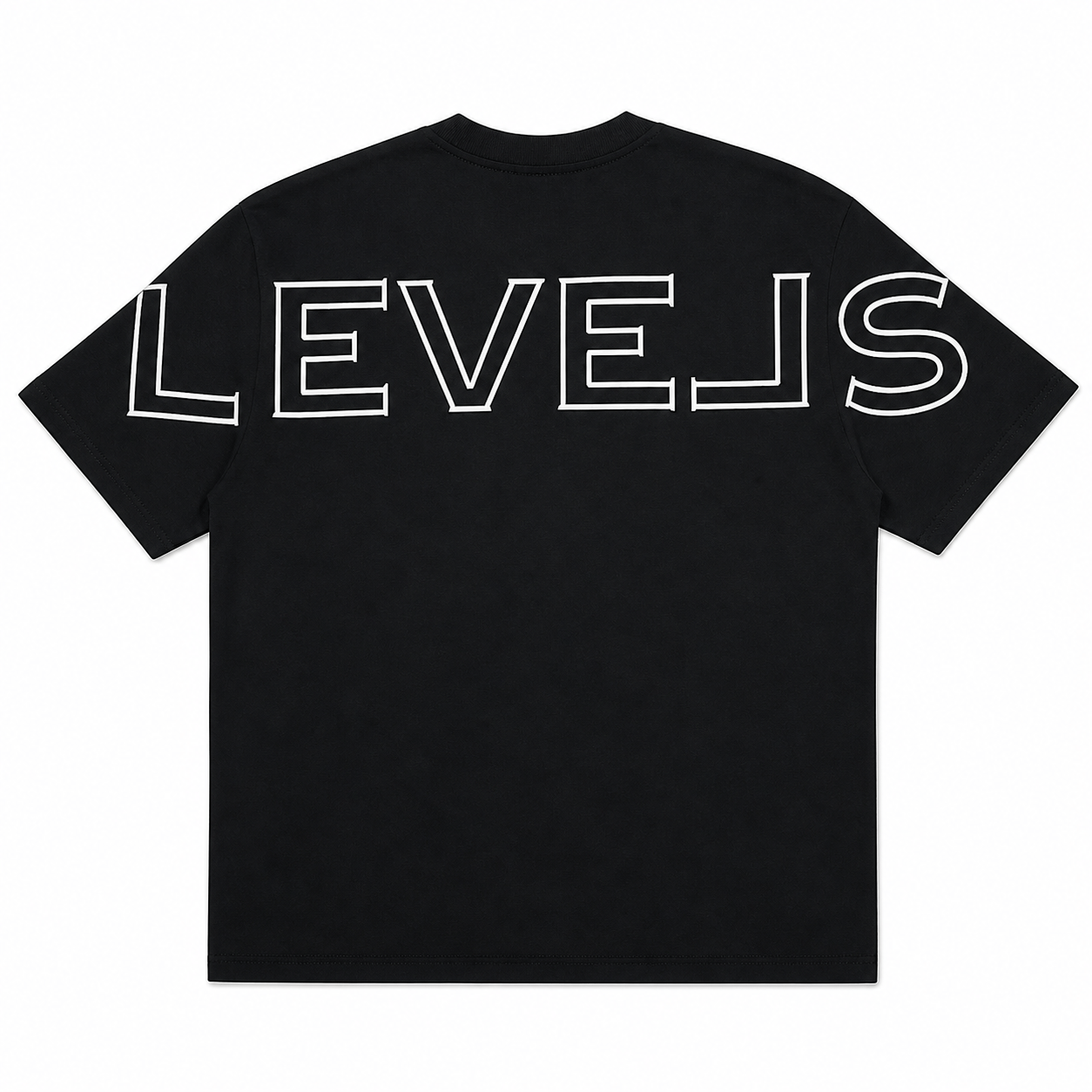 Levels L.L.C. Apparel & Accessories LEVELS SKETCHED SIGNATURE OVERSIZED TEE