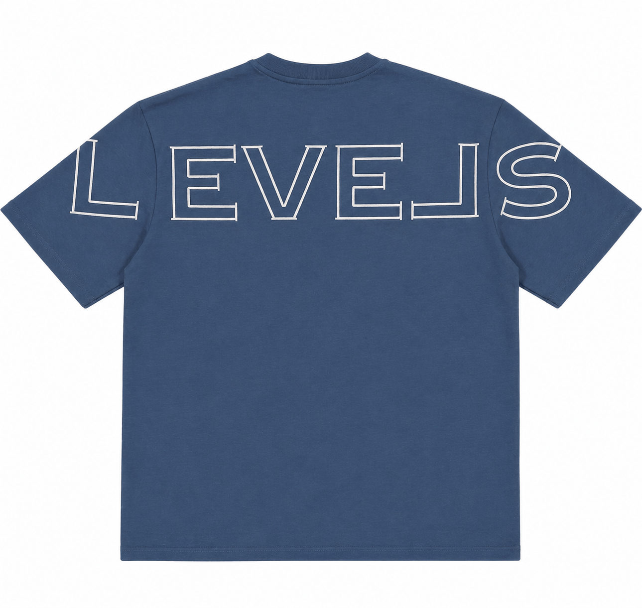 Levels L.L.C. Apparel & Accessories LEVELS SKETCHED SIGNATURE OVERSIZED TEE | OBSIDIAN