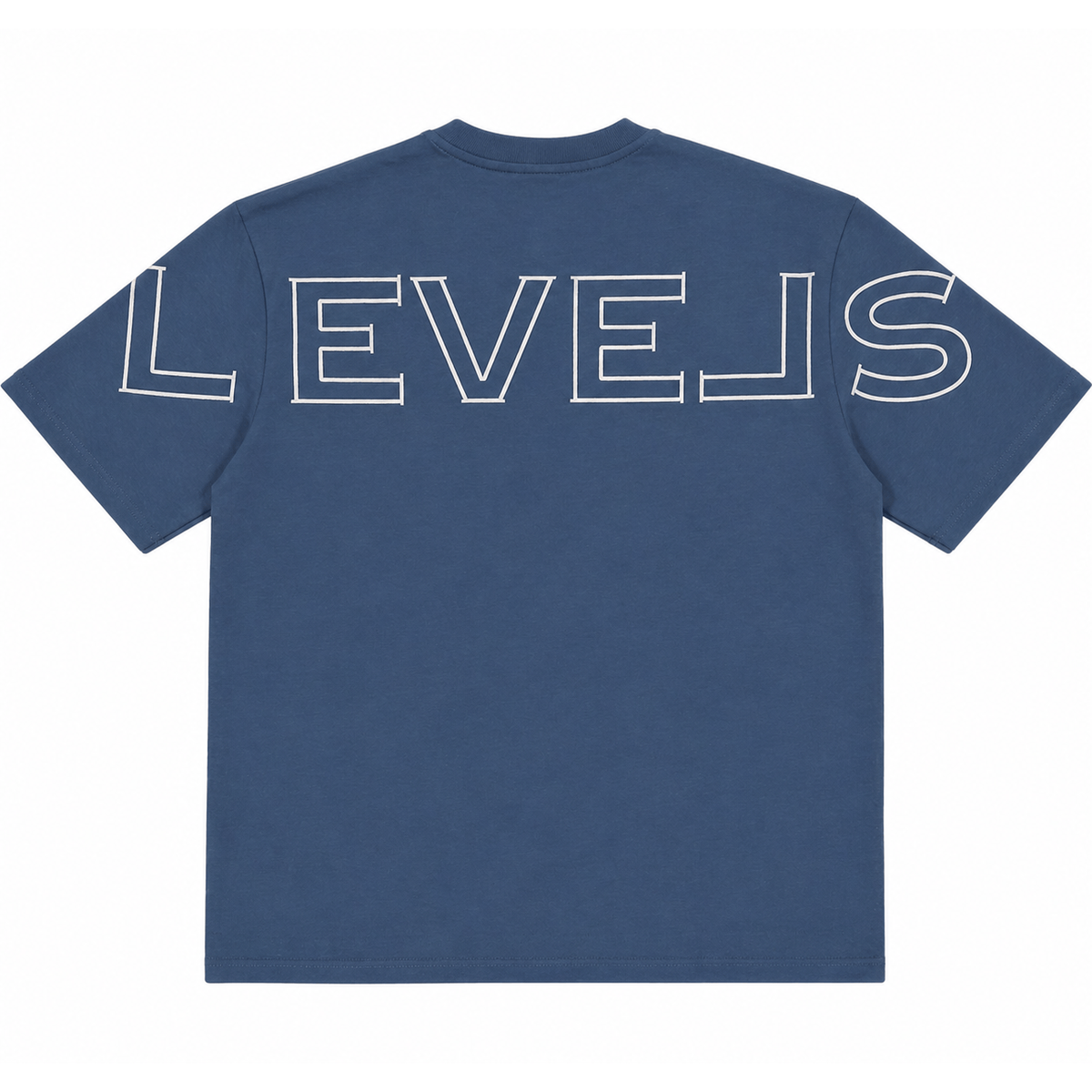 Levels L.L.C. Apparel & Accessories LEVELS SKETCHED SIGNATURE OVERSIZED TEE | OBSIDIAN