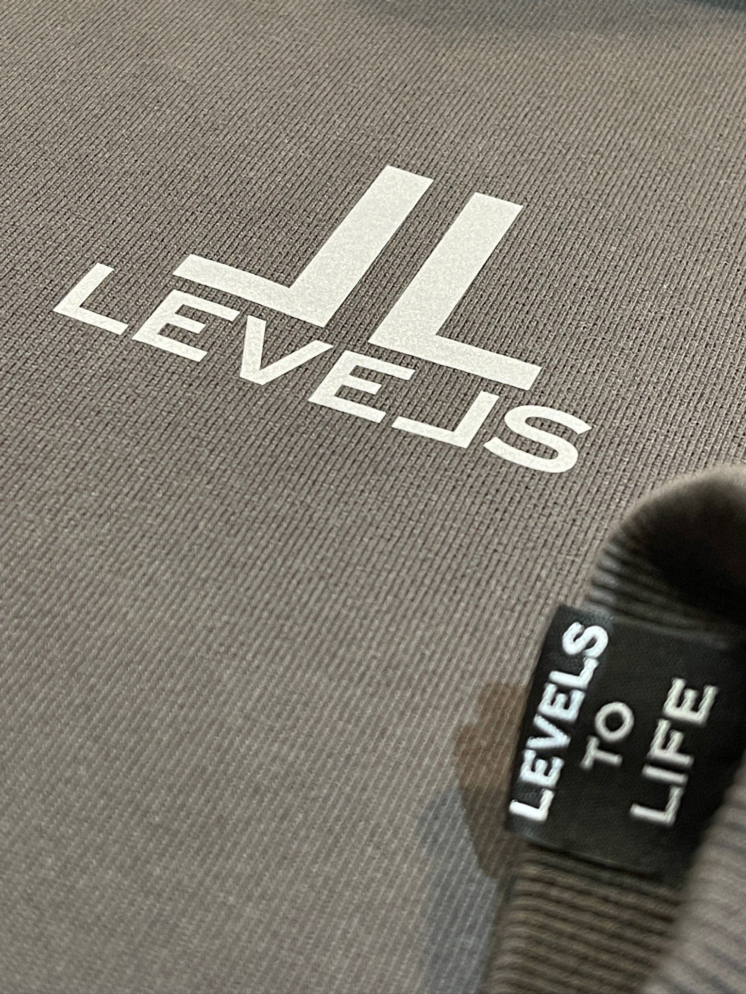 Levels L.L.C. Apparel & Accessories LUXE LEVELS OVERSIZED HOODIE | CHARCOAL