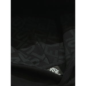 LUXE LEVELS OVERSIZED HOODIE | ONYX