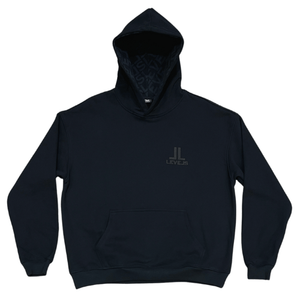 LUXE LEVELS OVERSIZED HOODIE | ONYX