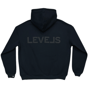LUXE LEVELS OVERSIZED HOODIE | ONYX