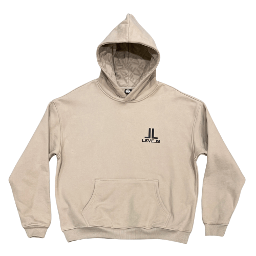 Levels L.L.C. Apparel & Accessories LUXE LEVELS OVERSIZED HOODIE | TAUPE
