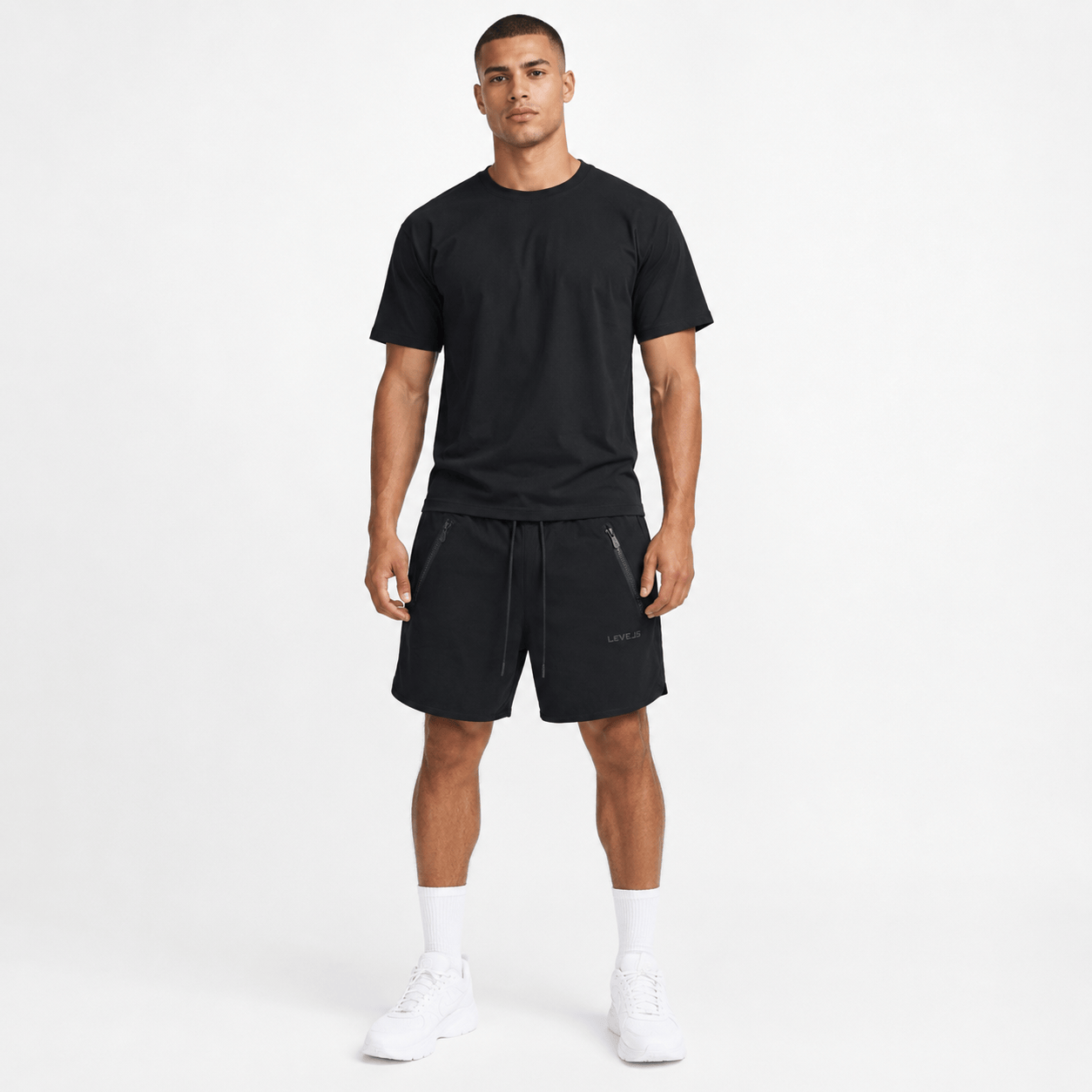 LEVELS, LLC Apparel & Accessories LEVELS FLEX SHORTS | BLACKOUT