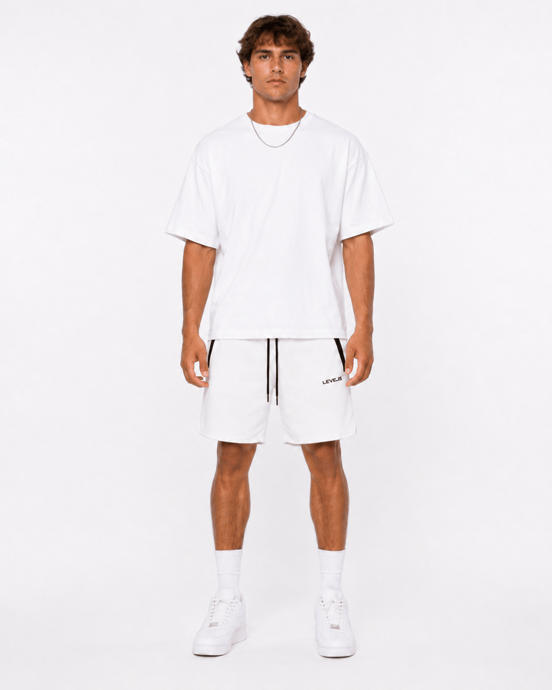 LEVELS, LLC Apparel & Accessories LEVELS FLEX SHORTS | WHITE
