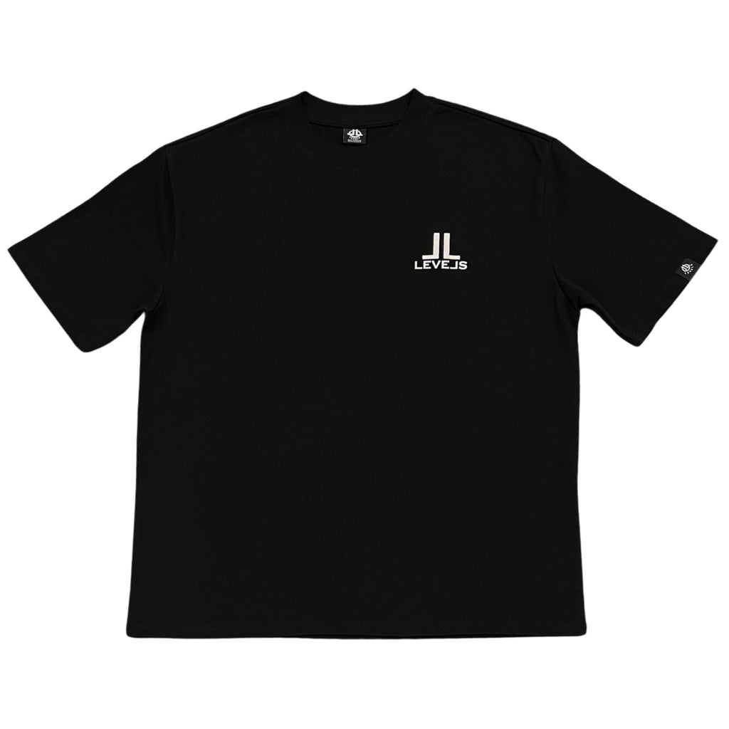 LEVELS LUXE OVERSIZED TEE | BLACK – Levels L.L.C.