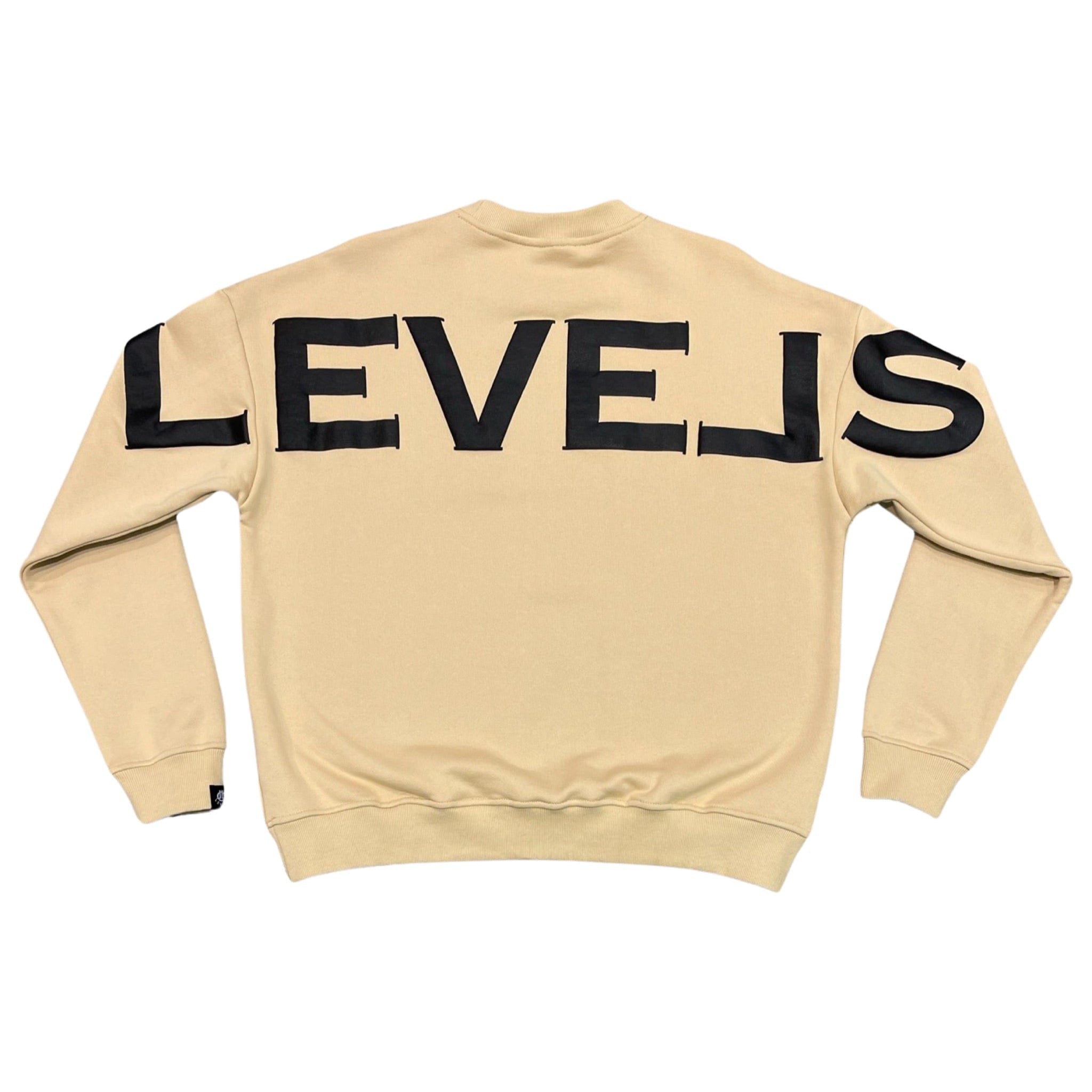 LEVELS, LLC Apparel & Accessories LEVELS OVERSIZED CREWNECK | NUDE