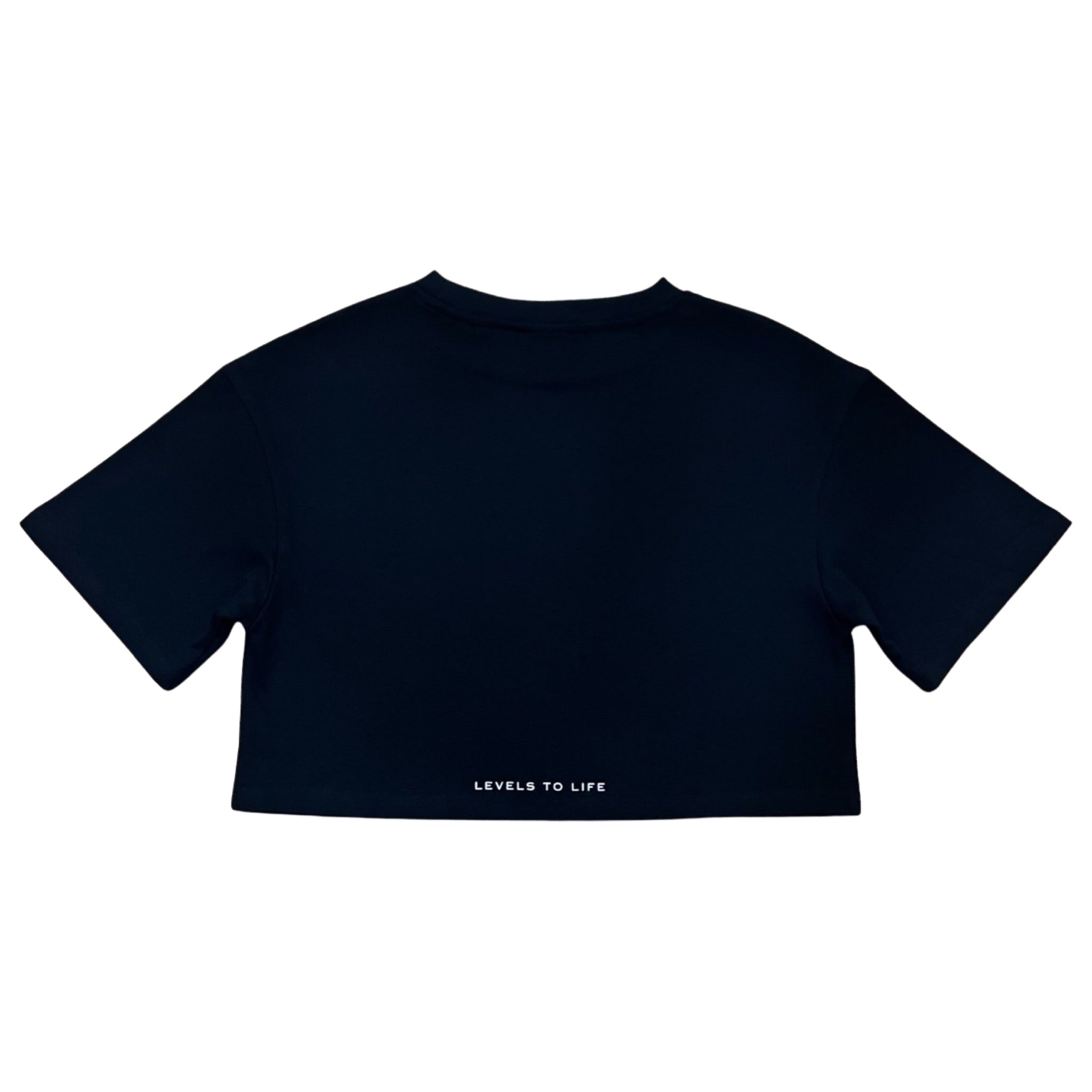 LEVELS, LLC Apparel & Accessories LEVELS OVERSIZED CROP TEE (BLACK)