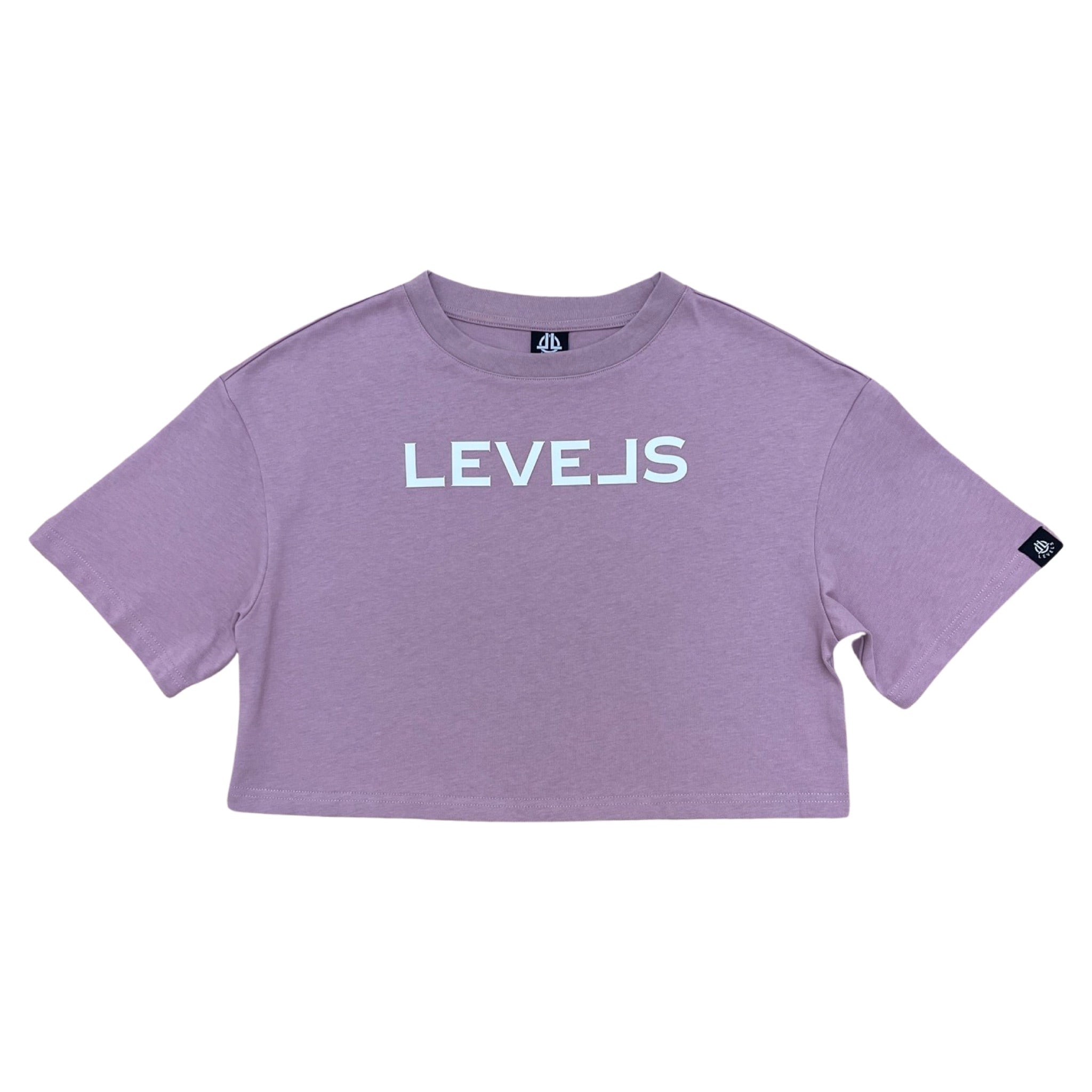 LEVELS, LLC Apparel & Accessories LEVELS OVERSIZED CROP TEE (BLUSH)