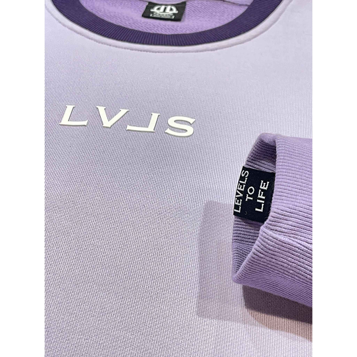 LEVELS SIGNATURE OVERSIZED CREWNECK | PURPLE REIGN