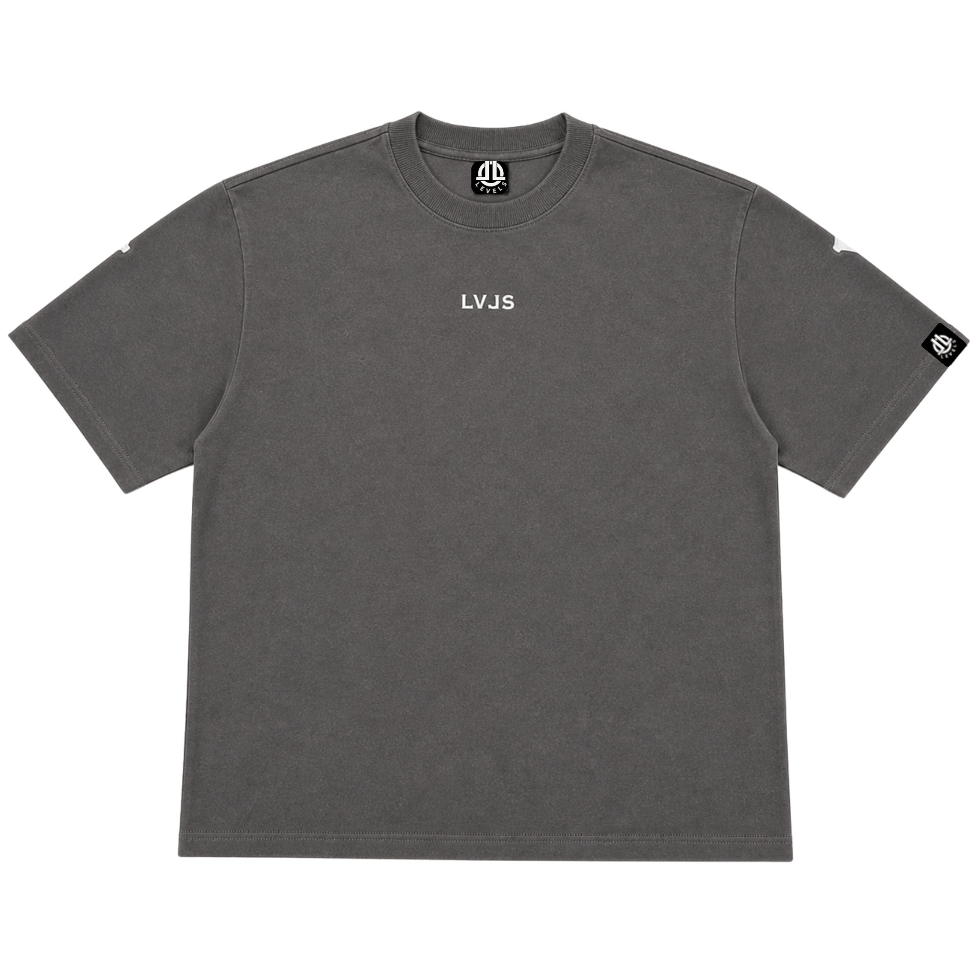 LEVELS, LLC Apparel & Accessories LEVELS SIGNATURE OVERSIZED TEE | CHARCOAL