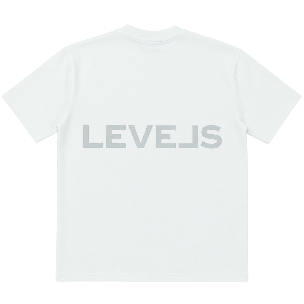 LEVELS, LLC Apparel & Accessories LUXE LEVELS OVERSIZED REFLECTIVE TEE | LAUREN SHIREE