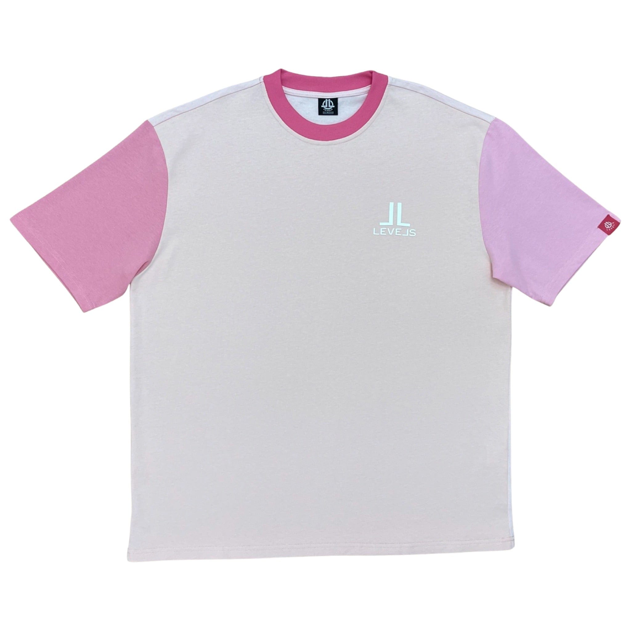 LEVELS, LLC Apparel & Accessories LUXE LEVELS OVERSIZED TEE (PINK PANTHER)
