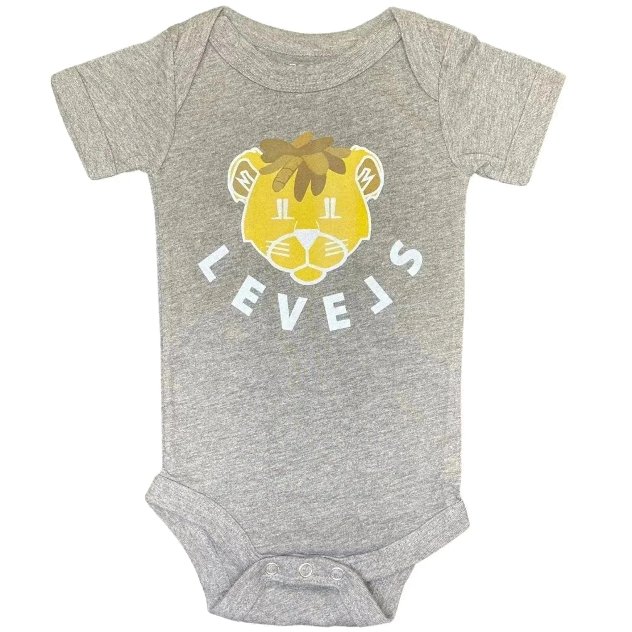 LEVELS, LLC Baby & Toddler Little Face Onesie (Grey)