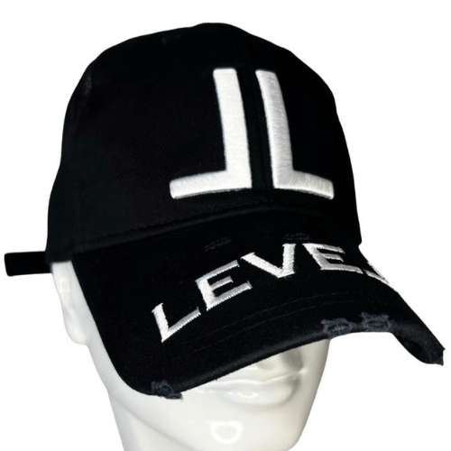 LEVELS, LLC Hats LUXE LEVELS CAP (BLACK & WHITE)