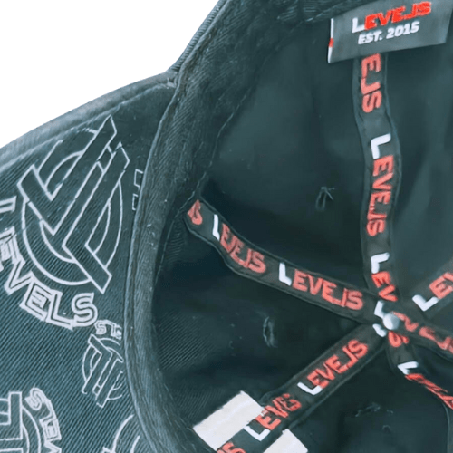 LEVELS, LLC Hats LUXE LEVELS CAP (BLACK & WHITE)