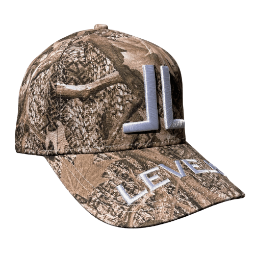 LUXE LEVELS CAMO TRUCKER HAT