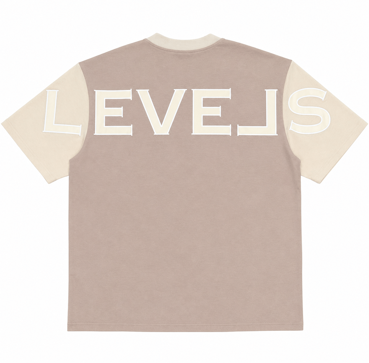 LEVELS, LLC OVERSIZE TEE LEVELS SIGNATURE OVERSIZED TEE | CREAM DE LA CREME