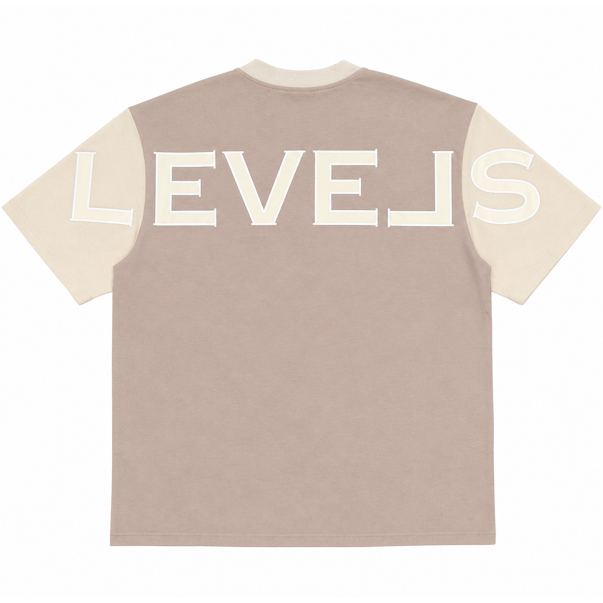LEVELS, LLC OVERSIZE TEE LEVELS SIGNATURE OVERSIZED TEE | CREAM DE LA CREME