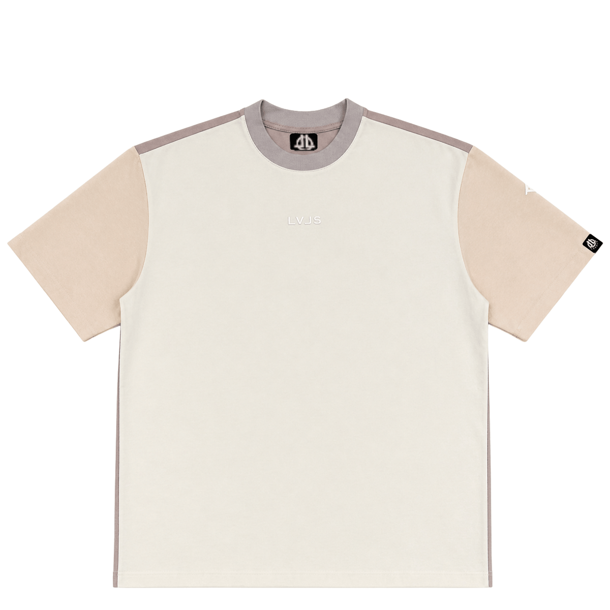 LEVELS, LLC OVERSIZE TEE LEVELS SIGNATURE OVERSIZED TEE | CREAM DE LA CREME