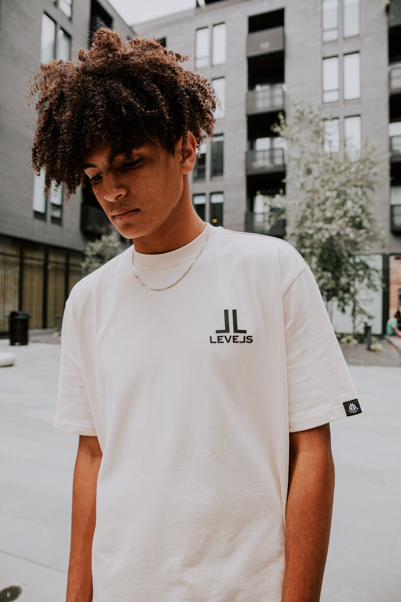 LEVELS, LLC OVERSIZE TEE LUXE LEVELS OVERSIZED TEE (NUDE)