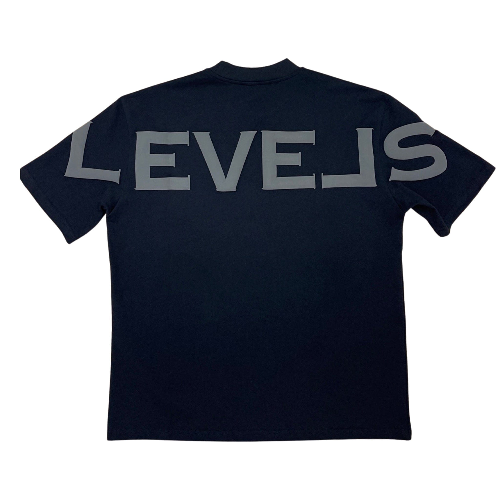 LEVELS, LLC oversized tee EXCLUSIVE OVERSIZED TEE (BLACK/CHARCOAL)