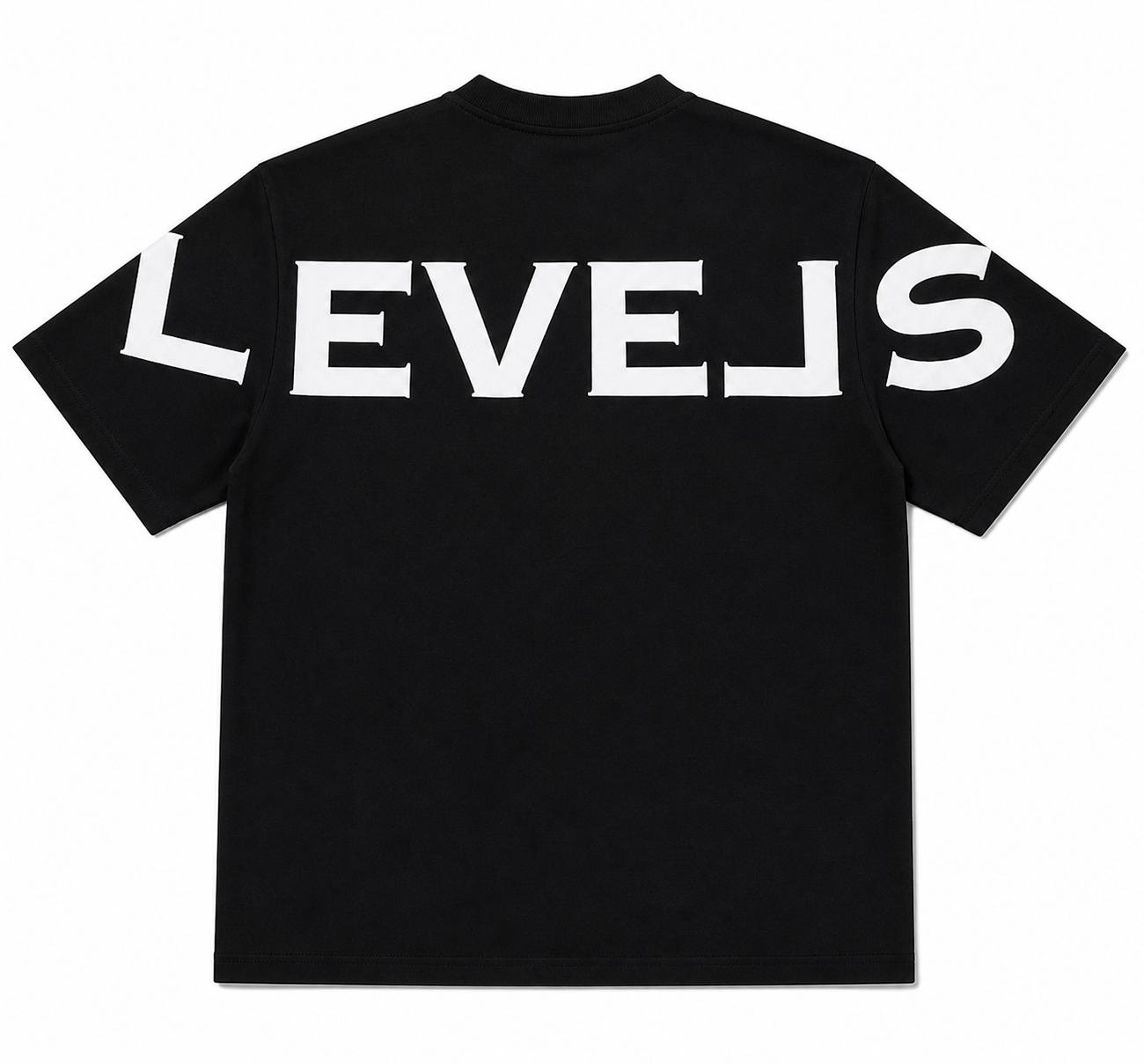 LEVELS, LLC oversized tee LEVELS SIGNATURE OVERSIZED TEE | BLACK