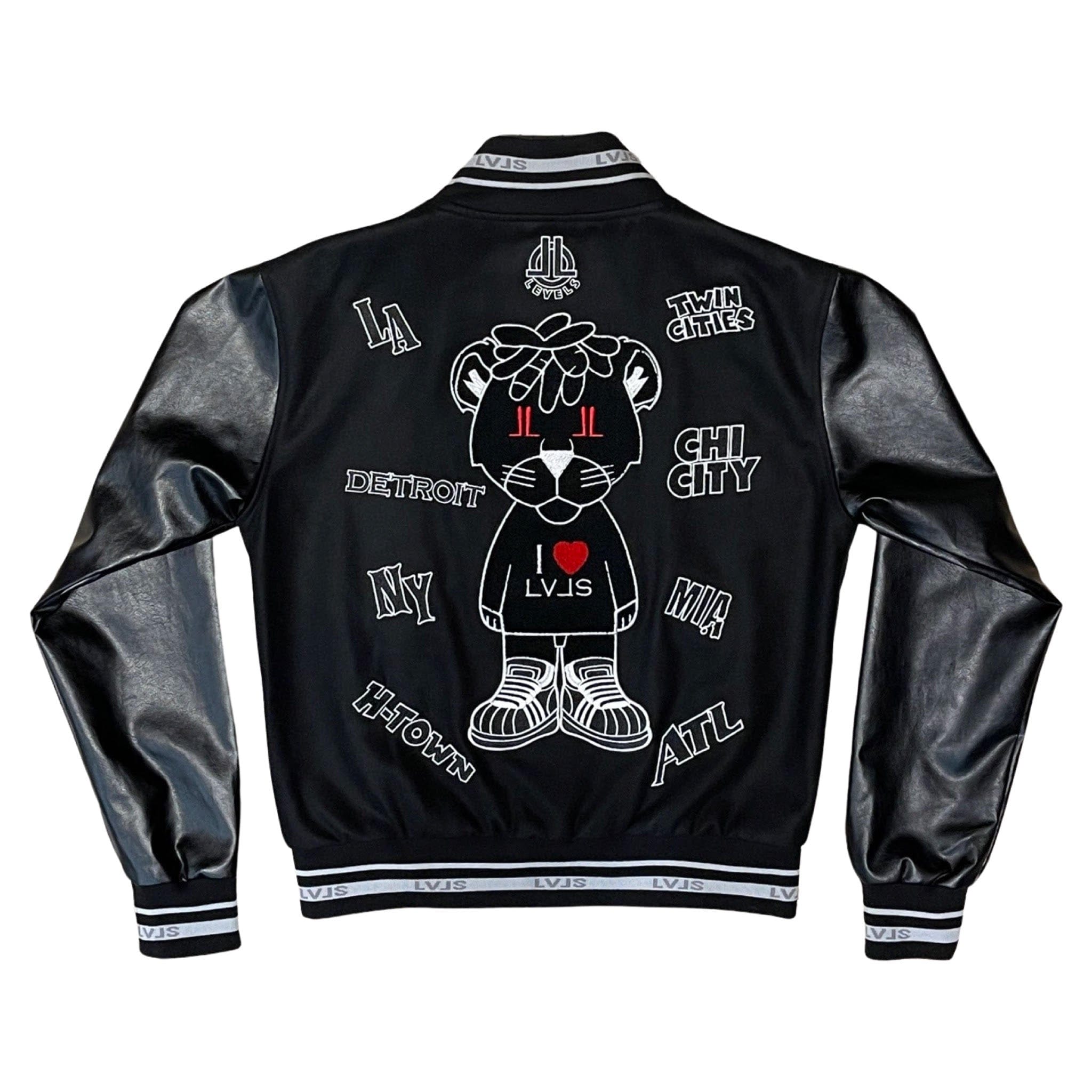 LEVELS, LLC Varsity Jacket LEVELS CITY VARSITY JACKET