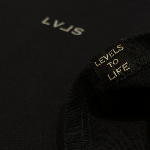 LEVELS, LLC OVERSIZE TEE LEVELS SIGNATURE OVERSIZED TEE | NOIR