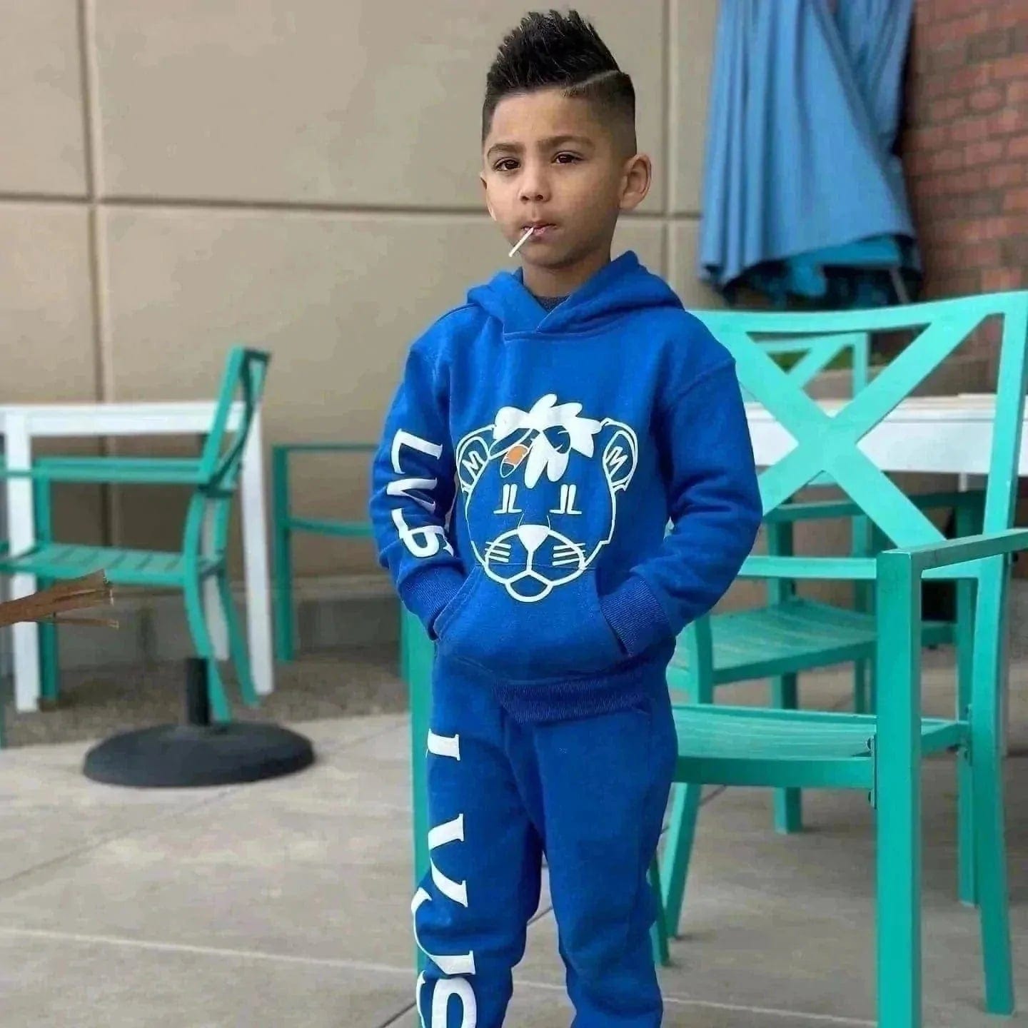 LEVELS, LLC KIDS LVLS Premium Youth Joggers (Blue)