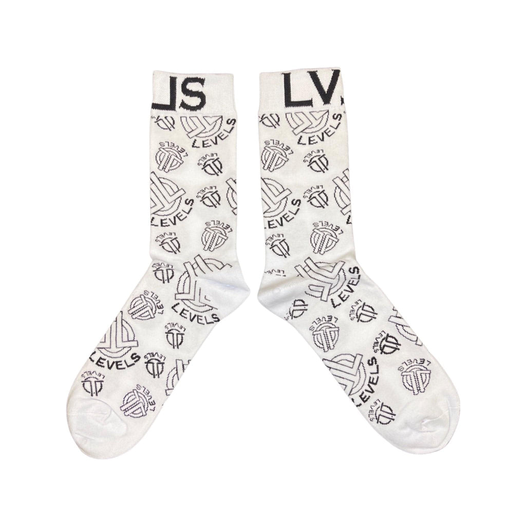 lv socks white