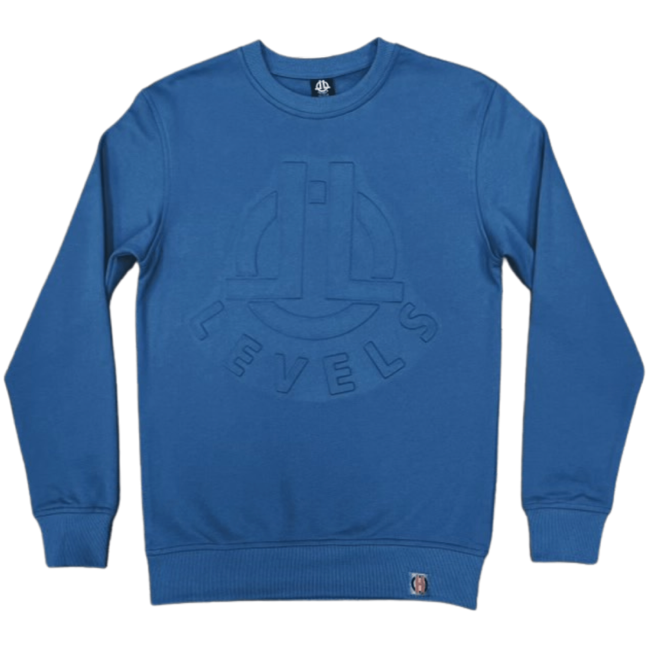 LVLS House of Hoodies, LLC CREWNECK Levels Embossed Crewneck (STEEL BLUE)